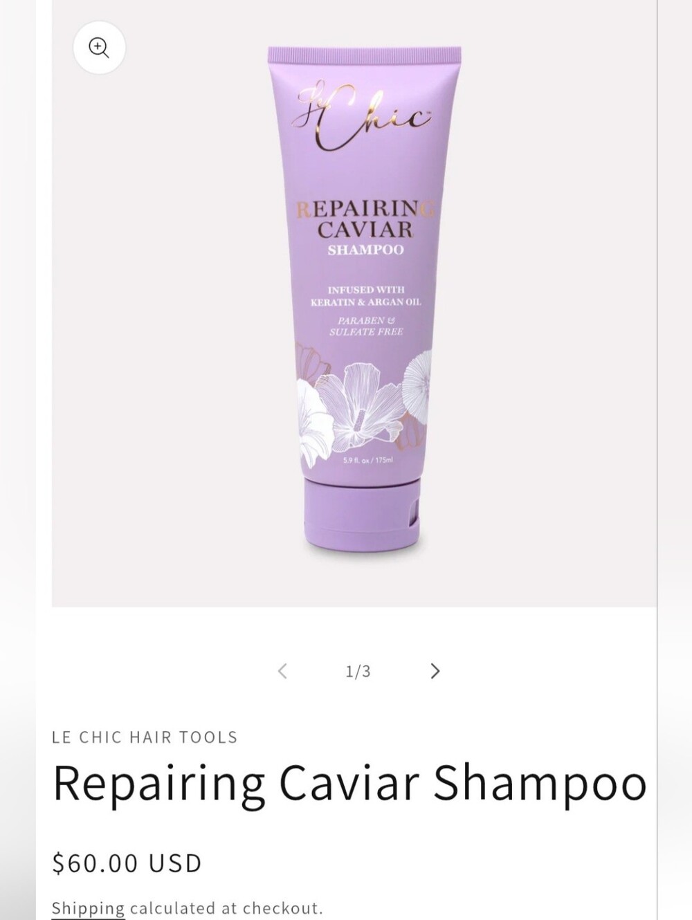 Le CHIC Caviar Repairing Shampoo